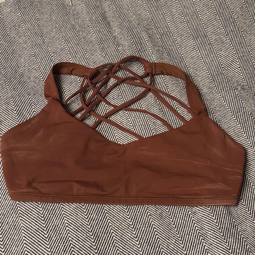 Lululemon Athletica Brown Strappy Bra